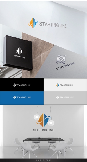 Cobalt Blue (Cobalt_B1ue)さんの不動産会社「株式会社スターティングライン」のロゴへの提案