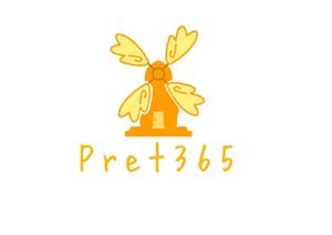 たふ (momyryo)さんのレディースファッション雑貨小物　pret365のロゴへの提案