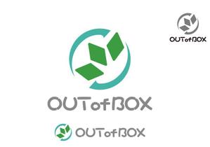 あどばたいじんぐ・とむ (adtom)さんの「OUT OF BOX」のロゴ作成依頼への提案