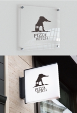 N14 (nao14)さんの本格派ピザ店「PIZZA WITCH」のロゴへの提案