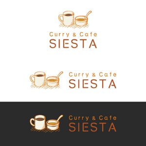 kikutsu (kikutsu)さんのカレー＆カフェ シエスタ（Curry＆Cafe SIESTA）のロゴ依頼への提案