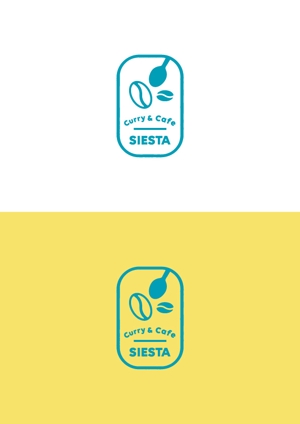 KS21 (ks21)さんのカレー＆カフェ シエスタ（Curry＆Cafe SIESTA）のロゴ依頼への提案