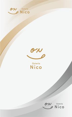 Gold Design (juncopic)さんのカフェ「Osteria　NICO」のロゴへの提案
