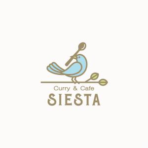 HIRAISO SIMONE (uramadara-h)さんのカレー＆カフェ シエスタ（Curry＆Cafe SIESTA）のロゴ依頼への提案