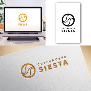 Hi-Design (hirokips)さんのカレー＆カフェ シエスタ（Curry＆Cafe SIESTA）のロゴ依頼への提案