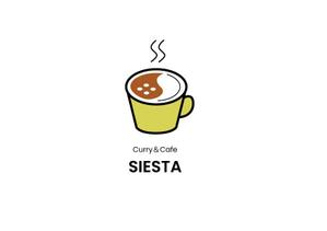 SONOKO (sonoko_design)さんのカレー＆カフェ シエスタ（Curry＆Cafe SIESTA）のロゴ依頼への提案