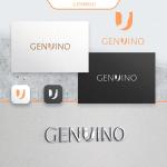 sath (sath)さんのサッカー、フットサルのバッグブランド『GENUINO』のロゴ。イタリア語で本物と言う意味です。への提案