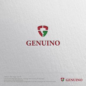 sklibero (sklibero)さんのサッカー、フットサルのバッグブランド『GENUINO』のロゴ。イタリア語で本物と言う意味です。への提案