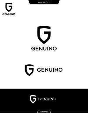 queuecat (queuecat)さんのサッカー、フットサルのバッグブランド『GENUINO』のロゴ。イタリア語で本物と言う意味です。への提案