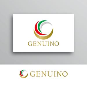 White-design (White-design)さんのサッカー、フットサルのバッグブランド『GENUINO』のロゴ。イタリア語で本物と言う意味です。への提案