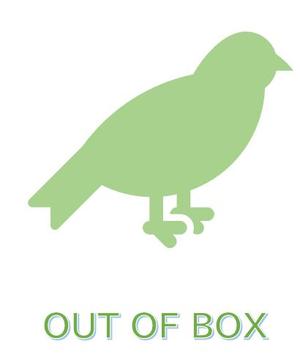 さんの「OUT OF BOX」のロゴ作成依頼への提案