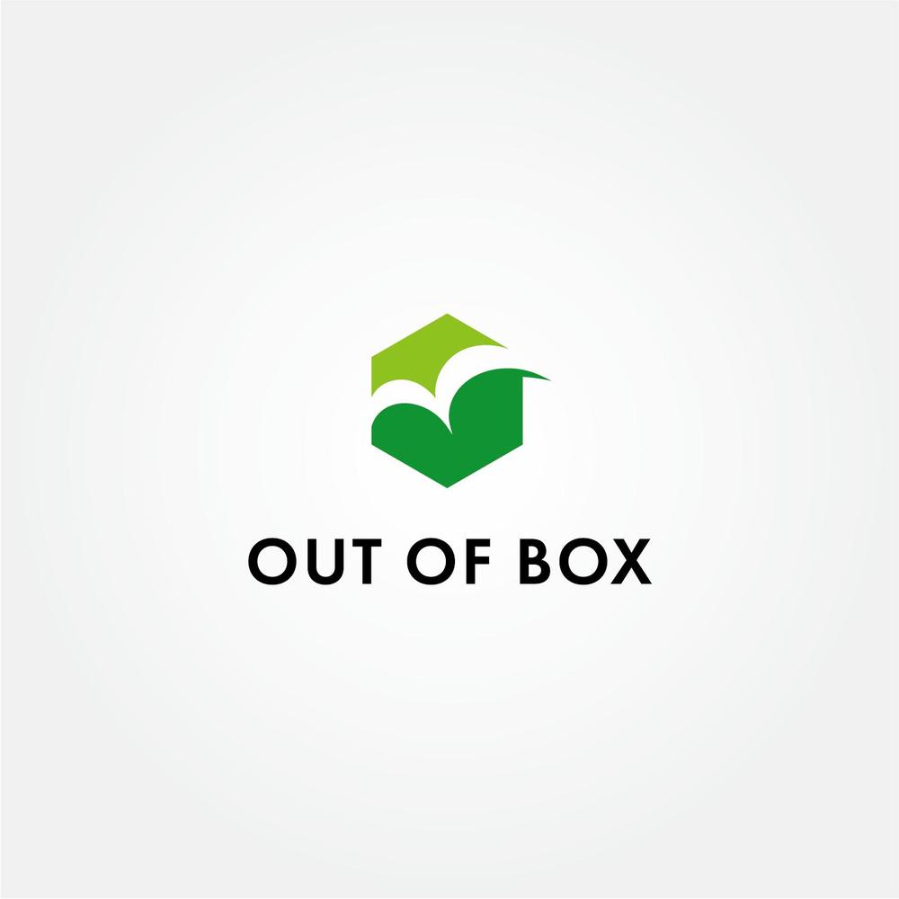 「OUT OF BOX」のロゴ作成依頼