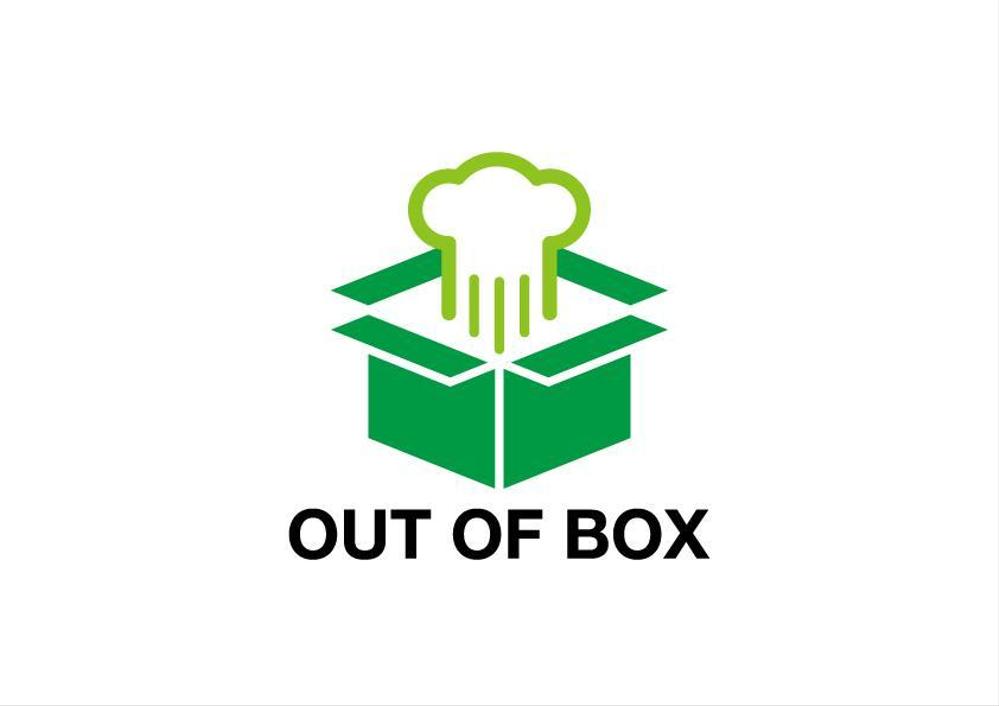 「OUT OF BOX」のロゴ作成依頼