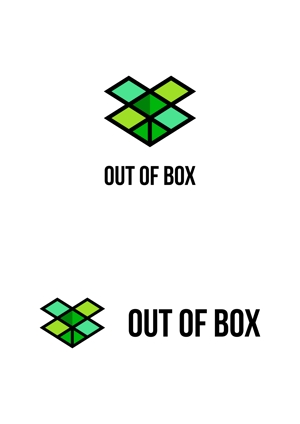 ing (ryoichi_design)さんの「OUT OF BOX」のロゴ作成依頼への提案