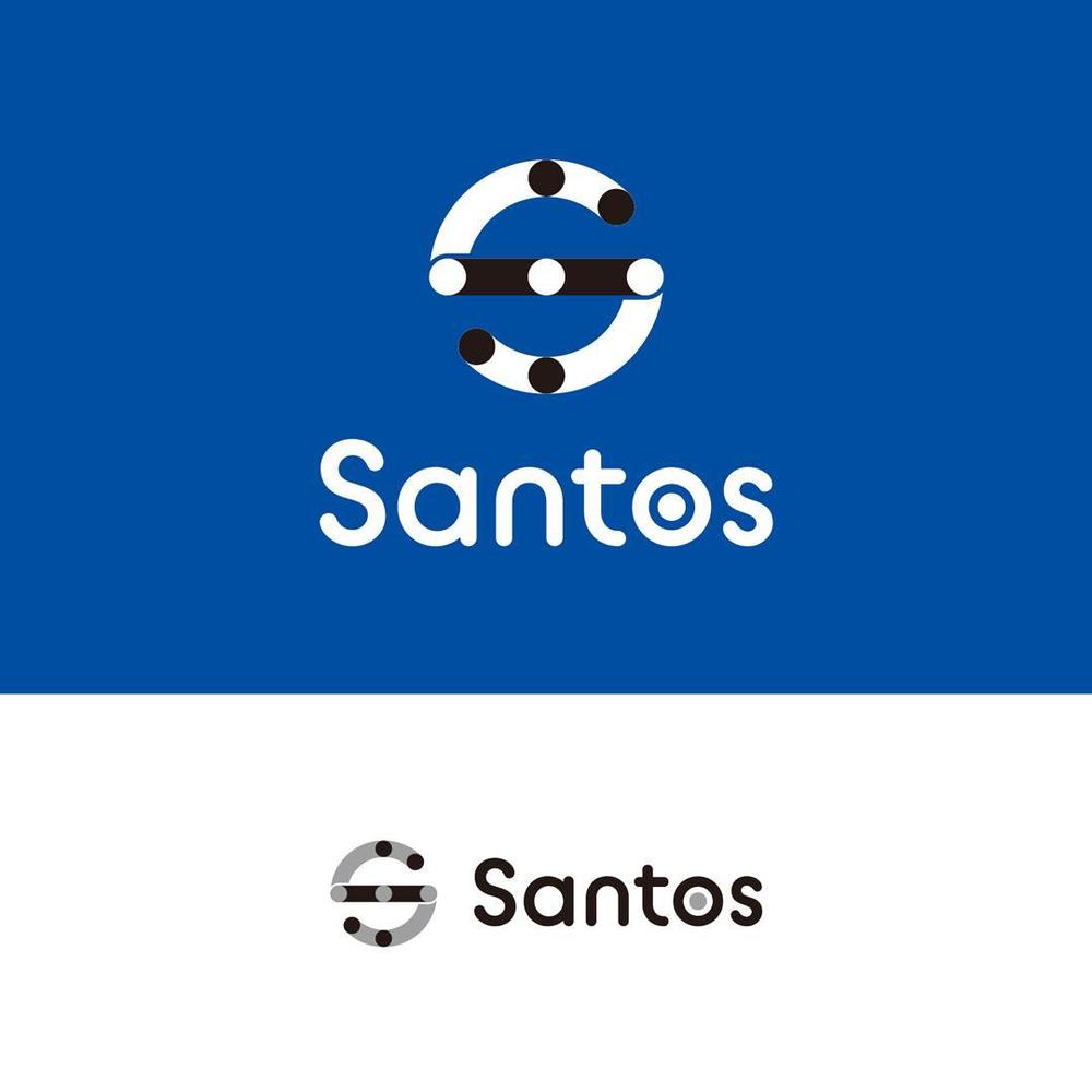 Webデザイナ・動画クリエイター会社「Santos」のロゴ