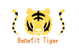 たふ (momyryo)さんの社名「ベネフィット タイガー」の会社ロゴへの提案