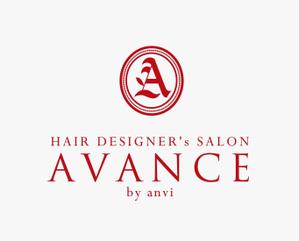 yuko asakawa (y-wachi)さんの「HAIR DESIGNER's SALON  AVANCE  by  anvi」のロゴ作成への提案