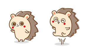 sachi (sachi-365)さんの企業マスコットキャラクター「ハリネズミ」のデザインへの提案