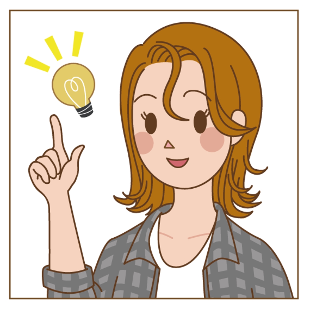 東京都練馬の地域情報ブログ執筆者（女性）のキャラクターデザイン