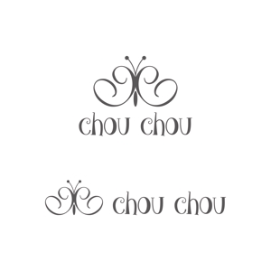 stack (stack)さんの美容サロン、ヘアカラー専門店の「chou chou」のロゴへの提案