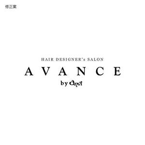 happy-creamさんの「HAIR DESIGNER's SALON  AVANCE  by  anvi」のロゴ作成への提案