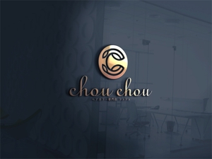 ORI-GIN (ORI-GIN)さんの美容サロン、ヘアカラー専門店の「chou chou」のロゴへの提案