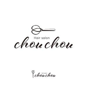 koo2 (koo-d)さんの美容サロン、ヘアカラー専門店の「chou chou」のロゴへの提案