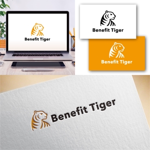 Hi-Design (hirokips)さんの社名「ベネフィット タイガー」の会社ロゴへの提案