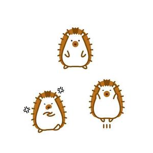 耶耶 (yuki_tk_s)さんの企業マスコットキャラクター「ハリネズミ」のデザインへの提案