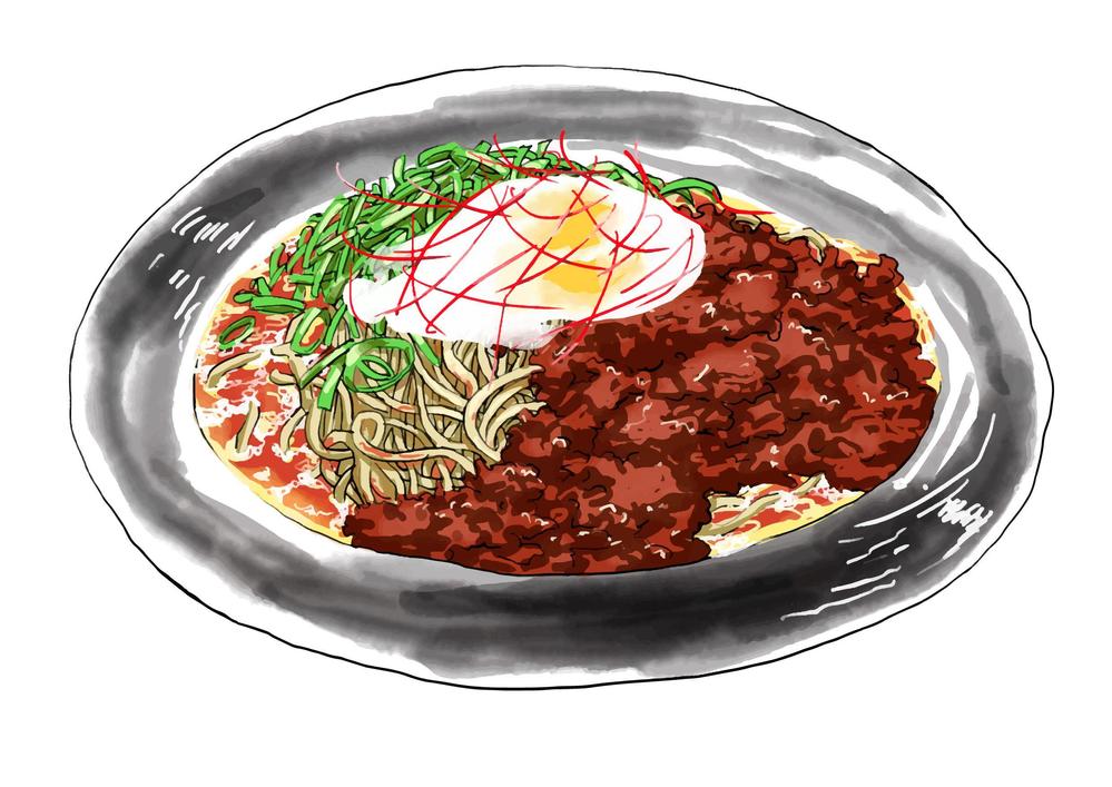 hy58さんの事例・実績・提案 - 汁なし担々麺の手書き風イラスト