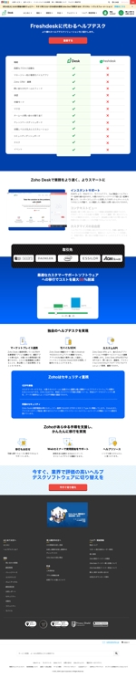 宮本一高 (miyamoto_kazutaka)さんの弊社製品のひとつ、「問い合わせ管理システム」の広告で使用するランディングページへの提案