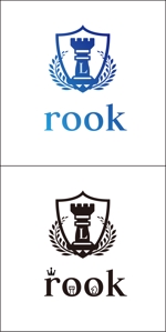 jp tomo (jp_tomo)さんのバーラウンジ「rook」のロゴへの提案