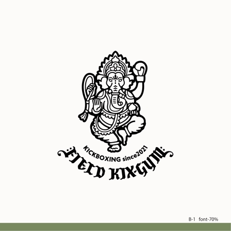 HIRAISO SIMONE (uramadara-h)さんのキックボクシングジム「FIELD KIX-GYM」のロゴへの提案