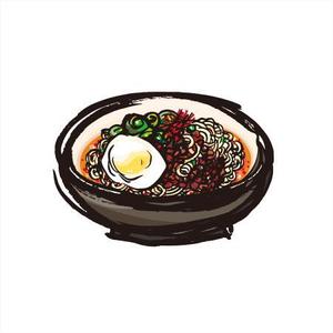 さきもとともこ (saki_2020)さんの汁なし担々麺の手書き風イラストへの提案