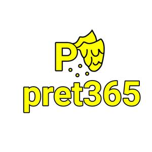 福来郎 (FUKUGUROU)さんのレディースファッション雑貨小物　pret365のロゴへの提案