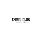 Hagemin (24tara)さんのカフェとアパレルブースが併設されているバーバー(理容室) 「Enrich club」のロゴへの提案