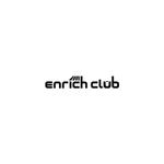 LUCKY2020 (LUCKY2020)さんのカフェとアパレルブースが併設されているバーバー(理容室) 「Enrich club」のロゴへの提案