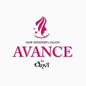 plus X (april48)さんの「HAIR DESIGNER's SALON  AVANCE  by  anvi」のロゴ作成への提案