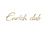 tora (tora_09)さんのカフェとアパレルブースが併設されているバーバー(理容室) 「Enrich club」のロゴへの提案
