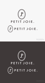 buddy knows design (kndworking_2016)さんのアパレルブランド[PETIT JOIE.]のロゴへの提案