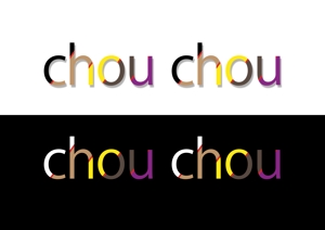 シークレットデザイン ()さんの美容サロン、ヘアカラー専門店の「chou chou」のロゴへの提案