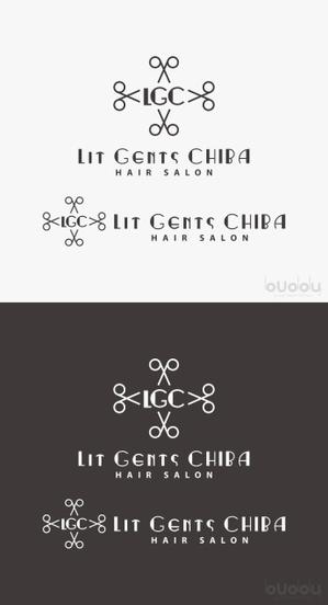 buddy knows design (kndworking_2016)さんの美容室、barber 『Lit Gents CHIBA』のロゴへの提案