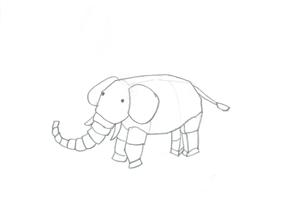 さんの【デザイン案】ダンボールで作る動物のアイデアスケッチへの提案