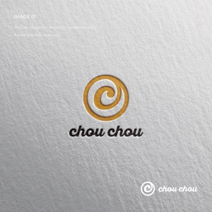 doremi (doremidesign)さんの美容サロン、ヘアカラー専門店の「chou chou」のロゴへの提案