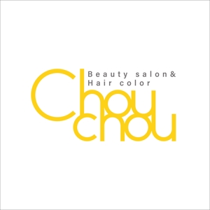 IROHA-designさんの美容サロン、ヘアカラー専門店の「chou chou」のロゴへの提案