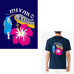 marukei (marukei)さんのオリオンビールTシャツ宮古島版のイラストへの提案