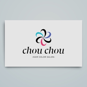 haru_Design (haru_Design)さんの美容サロン、ヘアカラー専門店の「chou chou」のロゴへの提案