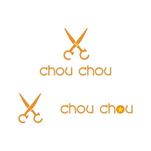 timkyanpy (timkyanpy)さんの美容サロン、ヘアカラー専門店の「chou chou」のロゴへの提案