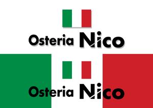 シークレットデザイン ()さんのカフェ「Osteria　NICO」のロゴへの提案