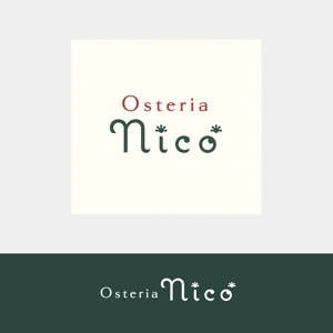 CDS (61119b2bda232)さんのカフェ「Osteria　NICO」のロゴへの提案